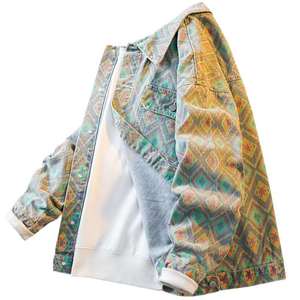 Chaquetas Vaqueras de Invierno 2025, Nuevas y Modernas para Hombre, 100% Algodón, Resistentes al Viento, Elegantes, de Alta Gama, Casuales, con Cuello Alto y Diseño de Conejo en la Parte Delantera - Product Image 3