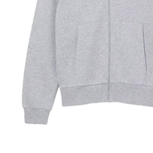 Nueva ropa informal lisa en blanco con estilo, chándales con cremallera para hombre, conjunto de pantalones de chándal de temporada de invierno, 100% algodón French Terry 450GSM para hombre - Product Image 6