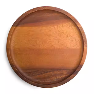 Placas de madera maciza exquisitas de alta calidad Placas de cargador de madera Premium de glowin fashion - Product Image 5