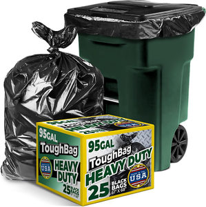 ToughBag Heavy Duty Drawstring Garbage <b>Bags</b> – Tear Resistant & Leakproof - Product Image 5
