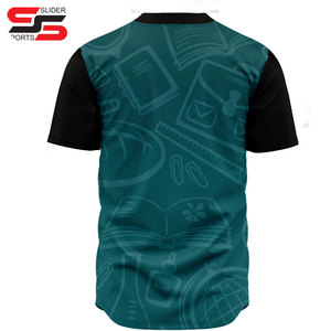 Tout nouveau Design 100% Polyester Élégant Nouveau Design OEM Maillot de Baseball Sublimé Pour Hommes Jeunes Unisexe Sports Baseball Shirt - Product Image 6