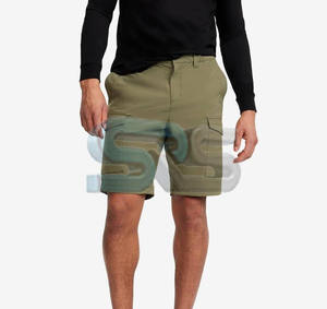 Venta al por mayor de algodón para Hombre Pantalones cortos de carga ropa informal al aire libre caza deportes pantalones cortos de carga con múltiples bolsillos OEM pantalones cortos de Pakistán - Product Image 1