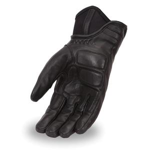 Guantes de verano para carreras de motos, talla XS a 5XL, armadura de cuero blanco - Product Image 3