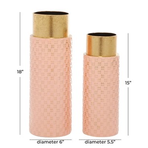 Ensemble de 3 Vases au design unique Vases multifonctionnels fabriqués à la main, parfaits pour la table à café ou le couloir. - Product Image 3