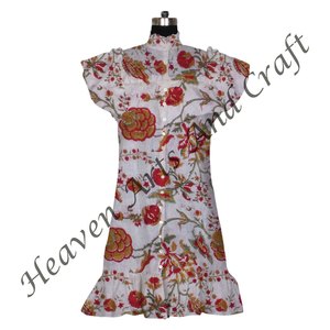 ชุดเดรสผู้หญิงพิมพ์ลายพื้นเมืองคอลเลคชั่นฤดูร้อน2025เสื้อผ้าลำลองดีไซน์สำหรับฤดูร้อน - Product Image 3