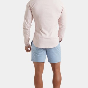 Pantalones Cortos Bermuda Chino para Hombre, al por Mayor, Personalizados OEM, Transpirables, 100% Algodón, Corte Ajustado, Casuales, de Verano, Cintura Media - Product Image 5