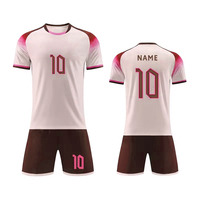 100% poliéster multifuncional Francia camisetas de fútbol uniforme de fútbol personalizado con técnica de sublimación ropa deportiva conjunto de entrenamiento
