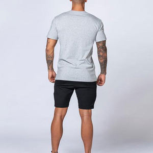 T-shirts pour hommes de couleur personnalisée Broderie de haute qualité Logo imprimé Design surdimensionné 100% coton Personnalisé Coupe régulière Respirant - Product Image 4