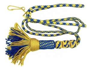 OEM Pectoral Cross Cords Gold Red Bullion <b>Tassels</b> <b>with</b> Brass Hook High Quality Custom Colors Fringe <b>Trimming</b> Rope Cord Borlas - Product Image 2