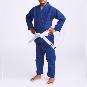 ราคาต่ําชุดจูจิตสึสีฟ้าคู่สานBjjยูโดGiกิโมโนผ้าฝ้ายชุดยูโดชุดยูโด - Product Image 5