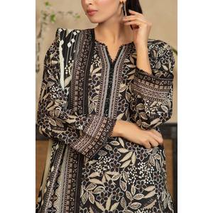 ชุดสูทผ้าฝ้ายลินินพิมพ์ลาย 3 ชิ้นสำหรับผู้หญิง พร้อมผ้าคลุมไหล่ รุ่น WNS-52053 - Product Image 2