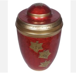 Precios razonables Urnas de cremación de cobre azul con tamaño personalizado disponible Urnas de cremación de estilo americano para la venta - Product Image 4