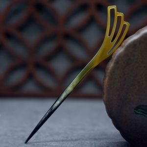 TITLES HANDMADE POLISHED BUFFALO HORN <b>HAIR</b> ACCESSORIES <b>Hair</b> Fork Stick <b>Barrettes</b> Clips <b>for</b> Jewelry Matiss <b>Hair</b> Styling - Product Image 5