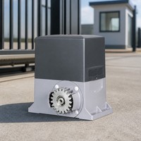 Motor para Puerta Corredera con Bajo Consumo en Espera, Compatible con Energía Solar, Pantalla Digital, AC220V 370W 450W, Operador Automático de Puertas