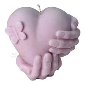 Heart Butterfly Design Soy Wax <b>Candles</b> Unique <b>Novelties</b> for Festivals Weddings Christmas & Bars for Holiday Decor - Product Image 3