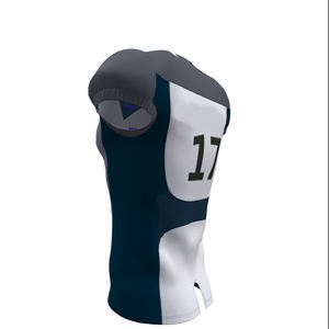 Conjunto de Jersey de práctica de fútbol americano juvenil de manga corta personalizado, Sarga de aparejos de sublimación para uso manual y prácticas de equipo - Product Image 4