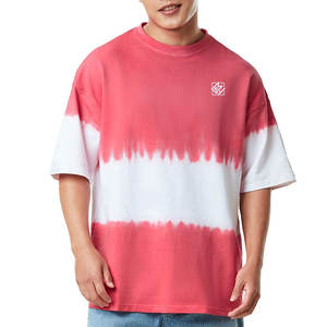 เสื้อยืดผู้ชายแขนสั้นทรงโอเวอร์ไซส์ ผ้าฝ้าย 100% ระบายอากาศได้ดี แห้งเร็ว สวมใส่สบาย สีพื้น คุณภาพสูง ราคาประหยัด รับสั่งทำสีได้ - Product Image 1