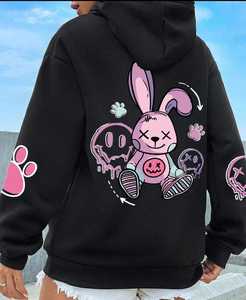 เสื้อฮู้ดผ้าฟลีซคอตตอน 100% ระบายอากาศได้ดี สำหรับฤดูใบไม้ร่วง แขนยาว ปักลาย มีกระเป๋า  รับผลิตตามแบบ OEM  ลายเรียบ - Product Image 5