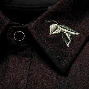 Camisas bordadas de alta calidad para hombre, colores personalizados, cómodas y ajustables, diseño OEM largo recién llegado - Product Image 5