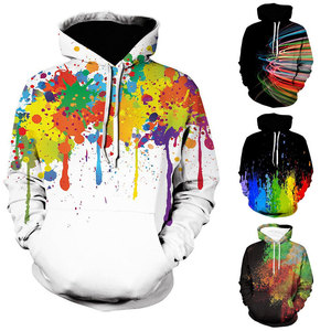 Sudaderas con Capucha Personalizadas para Hombre, Estilo Urbano, Manga Larga, Impresión Digital, Sudaderas Winter Tears, Algodón Básico Mezclado - Product Image 6