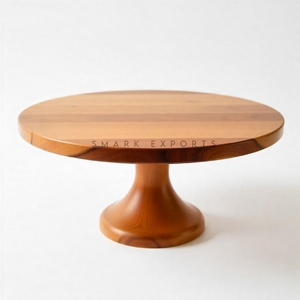 Top Supplier Rustic Natural Wooden Cake Holder Pedestal Base Stylish Handmade Stand for <b>Desserts</b> Wedding Party Displays Table - Product Image 2