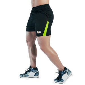 Pantalones cortos transpirables de gimnasio con logotipo personalizado para hombre, pantalones cortos deportivos con bolsillos con cremallera, pantalones cortos de entrenamiento deportivo para hombre - Product Image 6