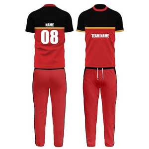 เสื้อคริกเก็ตผู้ชายคุณภาพสูง แห้งเร็ว ระบายอากาศได้ดี ผลิตจากโพลีเอสเตอร์ รับสกรีนลายตามสั่ง ชุดกีฬา - Product Image 6