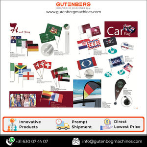 Banderas de palo de elección personalizadas ligeras de calidad de primera calidad Regalos de negocios promocionales de mano duraderos Venta a granel competitiva - Product Image 2