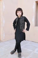 Ensemble Shalwar Kameez Traditionnel Pakistanais de Qualité Supérieure en Coton Long pour Garçons, Tenue de Fête pour l'Aïd et les Mariages