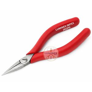 Alicates de Punta de Aguja de Precisión Erem 2411P de 6 Pulgadas, de Acero Inoxidable, Seguros contra Descargas Electrostáticas, con Mordazas Redondeadas Dentadas Internas y Mango Ergonómico - Product Image 4