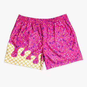 High Quality <b>Men's</b> Knitted Mesh <b>Shorts</b> Breathable Quick Dry Gym Use Mid Waist Plus Size Elastic Waist Closure Stylish for Summer - Product Image 4