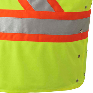 Chaleco DE SEGURIDAD DE MALLA reflectante Ropa de trabajo de alta visibilidad Chaleco DE SEGURIDAD Uniforme Chaleco DE TRABAJO acolchado para hombres Servicio OEM - Product Image 4