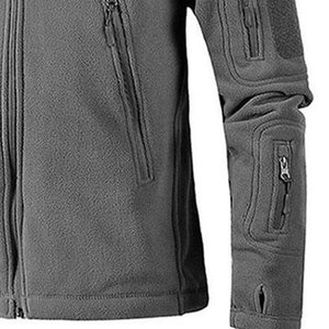 Nueva Chaqueta de Hombre para Senderismo, Trekking, Camping, Caza y Viajes al Aire Libre, con Cuello Alto, Logotipo Frontal, Térmica y con Calefacción - Product Image 6