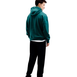 Sweats à capuche surdimensionnés de luxe, poids lourd, OEM et ODM, fabricant de vêtements de rue à marque privée, sweats à capuche en molleton stylés Y2K, style américain - Product Image 3