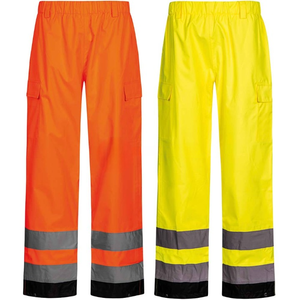 Pantalones de trabajo para hombres de alta resistencia Poliéster resistente al desgaste, múltiples bolsillos, portaherramientas, construido para seguridad, durabilidad y rendimiento profesional - Product Image 5