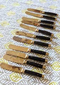 มีดหั่นชีสและเนยเครื่องครัวดีไซน์โบราณสีทองสำหรับงานแต่งงานและงานอื่นๆจากอินเดีย - Product Image 4