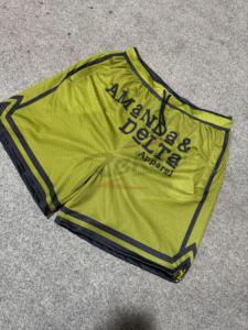 Pantalones cortos de malla personalizables para hombre, Cintura elástica de secado rápido, verano, informal, impresión por sublimación sólida, MOQ bajo, talla grande, logotipo personalizado - Product Image 2