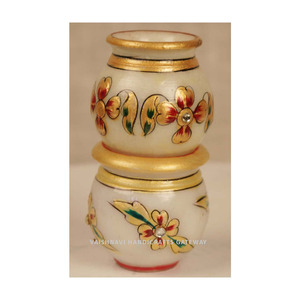 Fabricante y Exportador Indio de Matkis de Mármol Makrana Puro Hechos a Mano, de Primera Calidad, Estilo Antiguo, para Decoración del Hogar y Hoteles - Product Image 3