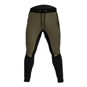 Pantalones de chándal personalizados para hombre, pantalones de chándal acampanados media de cintura elástica para Fitness, pantalones de Fitness informales de lavado oscuro - Product Image 1