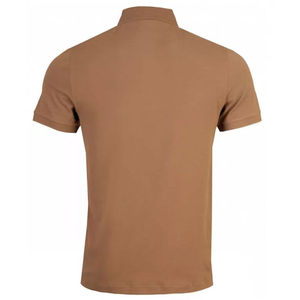 Chemise pour homme 100% coton, tricotée unie, logo personnalisé, style golf, taille américaine - Product Image 2
