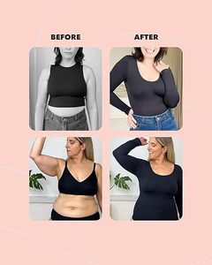 Camisetas de Compresión Transpirables de Manga Larga para Mujer, 90% Nailon, 10% Elastano, Secado Rápido y Absorción de Humedad - Product Image 6