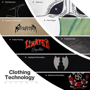 100% Cotton Custom Logo Graphic Printing Puff Print <b>Hoodie</b> 100% Cotton Streetwear Sweatshirt Men's Unisex Hoodies - Product Image 3