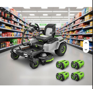 NUEVO Cortacésped a Gasolina con Plataforma de Corte de 42 Pulgadas, Radio de Giro Cero, Caja Recolectora de Césped de 300L, Motor de 5.5HP y 173cc, Chasis de Acero - Product Image 1