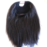 Perruque U-Part en cheveux vierges vietnamiens de haute qualité 100 % naturels pour femmes, longue, noire naturelle/roux, avec dentelle française HD transparente, sans colle