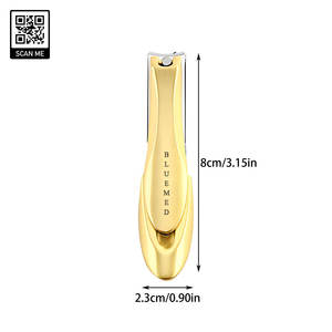 Coupe-ongles professionnel en acier inoxydable, coupe-ongles simple, ongles épais et durs, haute précision, bord tranchant, mâchoire large pour les doigts - Product Image 5