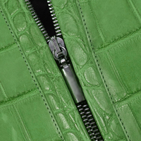 Blouson aviateur en cuir d'agneau imperméable coupe-vent à capuche col montant hiver couleurs personnalisées OEM haute qualité pour hommes