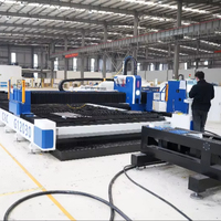 Machine de découpe laser CNC grand format ultra-précise et haute efficacité 2025 HWlEiC avec rail de guidage et Cypcut AI pour grandes tôles métalliques