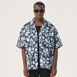 Camiseta de Manga Corta para Hombre, Sólida, Transpirable, para Playa y Verano Tropical - Product Image 2