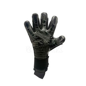 Gants de Gardien de But en Cuir de Haute Qualité, Couleurs et Logo Personnalisés, Imperméables, Sangle de Poignet Réglable, Respirants, Professionnels pour le Football - Product Image 4