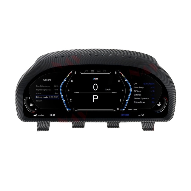 HUD 12.3 Inch for BMW 5/6/7 Series X3 X4 X5 X6 LCD Dashboard Player Digital Cluster Instrument Panel Multifunctional Speedometer